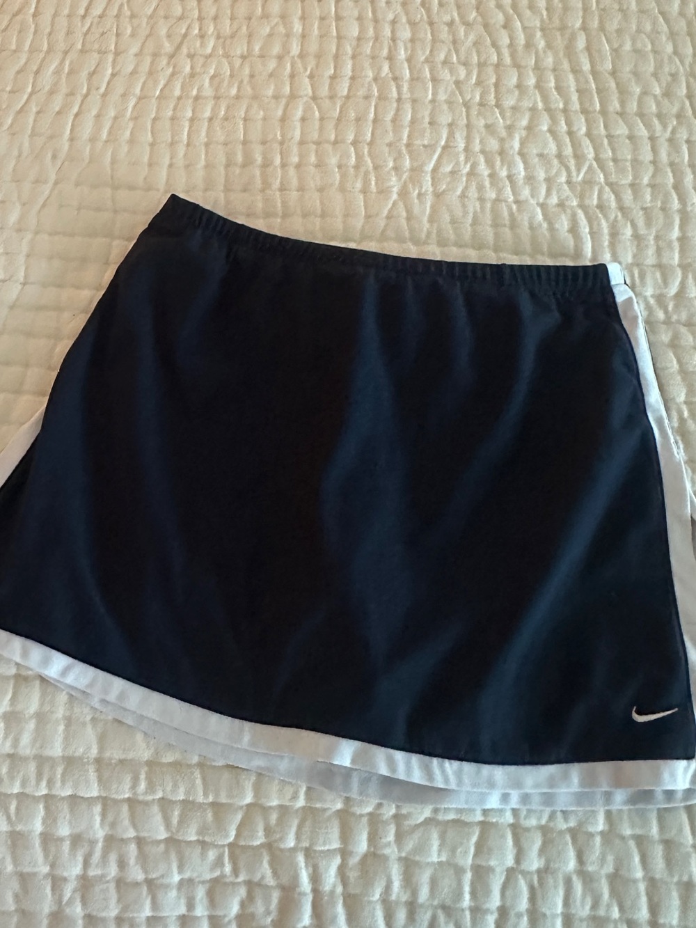 Nike Black Skort with White Edge Trim